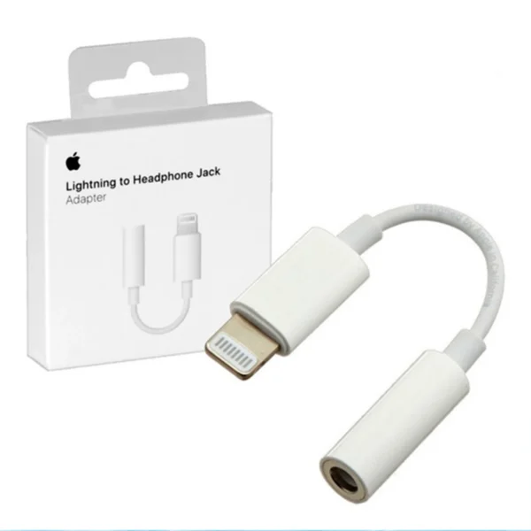 APPLE - Conector Lightning to Headphone Jack 3.5 mm
