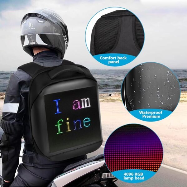 Mochila LED Personalizable - Imagen 2