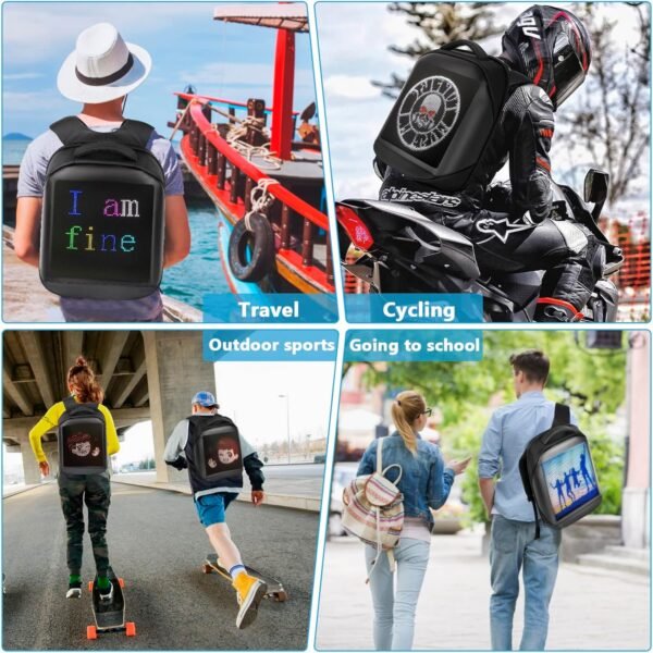 Mochila LED Personalizable - Imagen 4