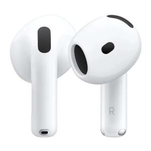 Audífonos inalámbricos premium con estuche MagSafe, sonido envolvente y cancelación de ruido, compatibles con Apple.