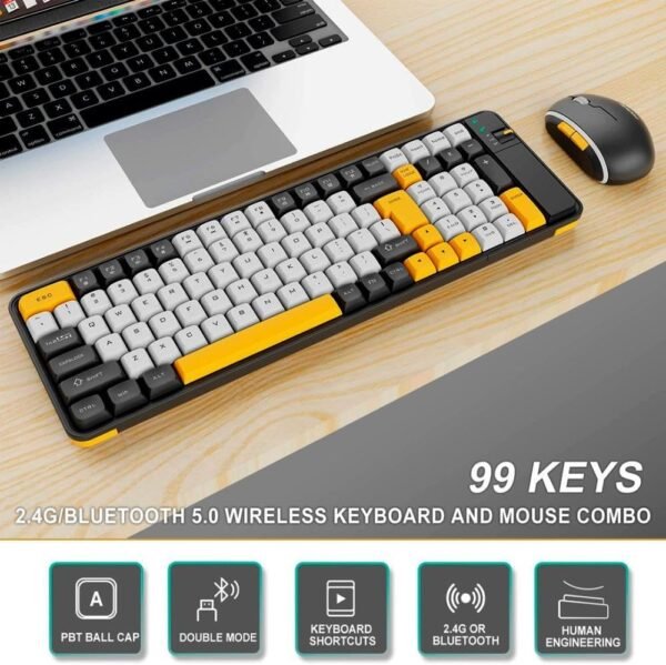 Combo de Teclado y Mouse Wireless 2.4G - Imagen 3