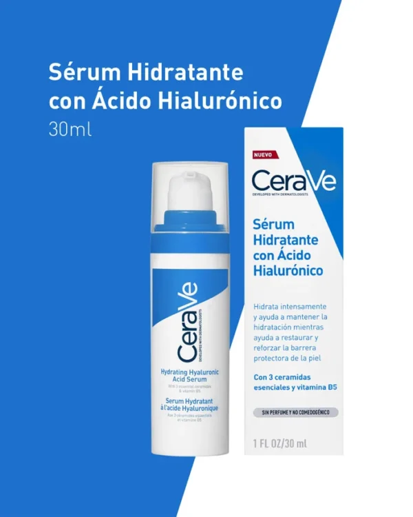 CERAVE Sérum Hidratante con Ácido Hialurónico 30ml - Imagen 2