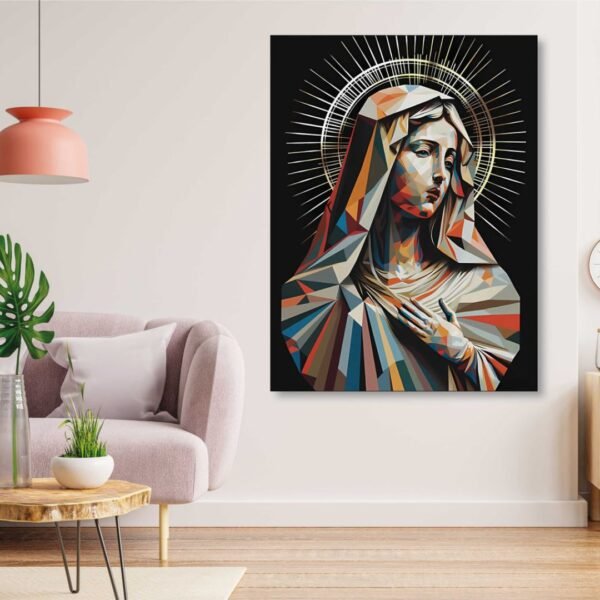 Cuadro Metálico Ultra HD Virgen María - Imagen 3