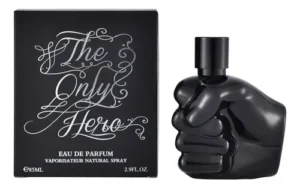Perfume masculino con notas de tabaco, frutas jugosas y maderas, diseñado para un hombre rebelde, misterioso y seguro de sí mismo.