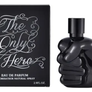 Perfume masculino con notas de tabaco, frutas jugosas y maderas, diseñado para un hombre rebelde, misterioso y seguro de sí mismo.