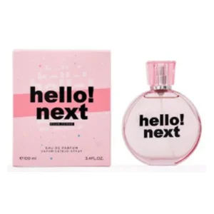 Caja y frasco del perfume Thank U, Next Eau de Parfum de Bellespa en presentación femenina y moderna.