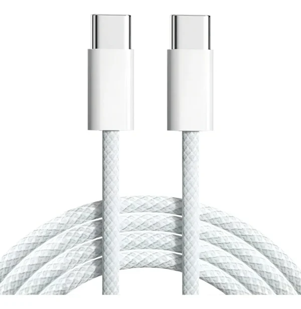 Pack Cargador 35W, Cable Trenzado 2M y Audífonos Tipo-C - Imagen 2