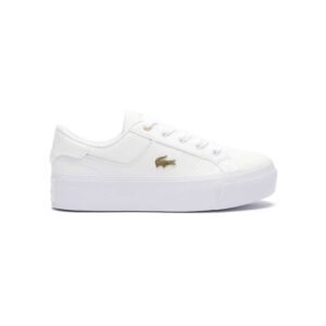 Zapatillas Lacoste Ziane Platform mujer con suela alta y lona