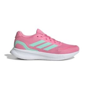 Zapatillas adidas Runfalcon 5 rosadas para mujer con amortiguación Cloudfoam.