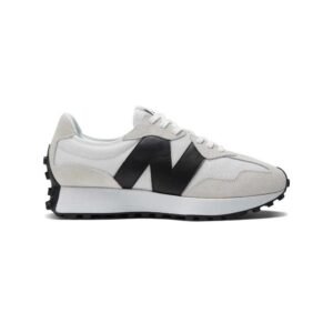 Zapatillas New Balance 327 para hombre con diseño retro running, logo N asimétrico y suela de goma antideslizante.