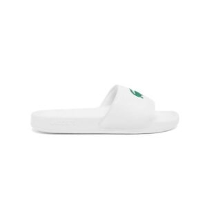 Sandalias Lacoste The Serve Slide 0.0 para hombre con diseño monobloque de EVA, cocodrilo XXL en contraste y estilo veraniego.