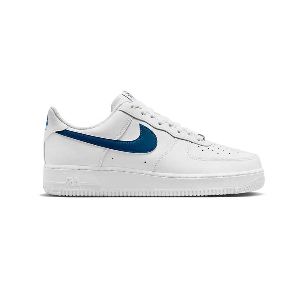 NIKE Zapatillas Air Force 1’ 07 Blancas Azul