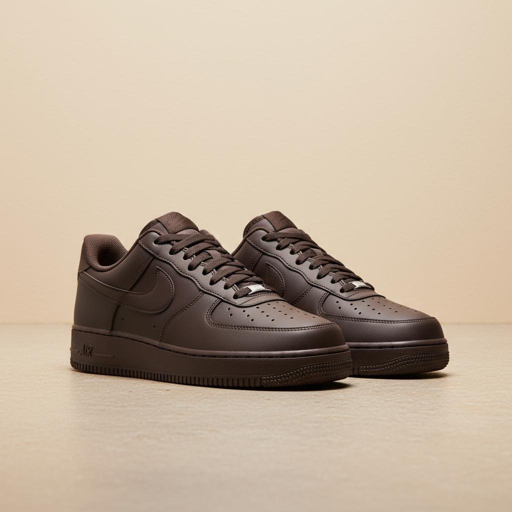 NIKE Zapatillas Air Force 1 ‘07 Marrones - Imagen 4