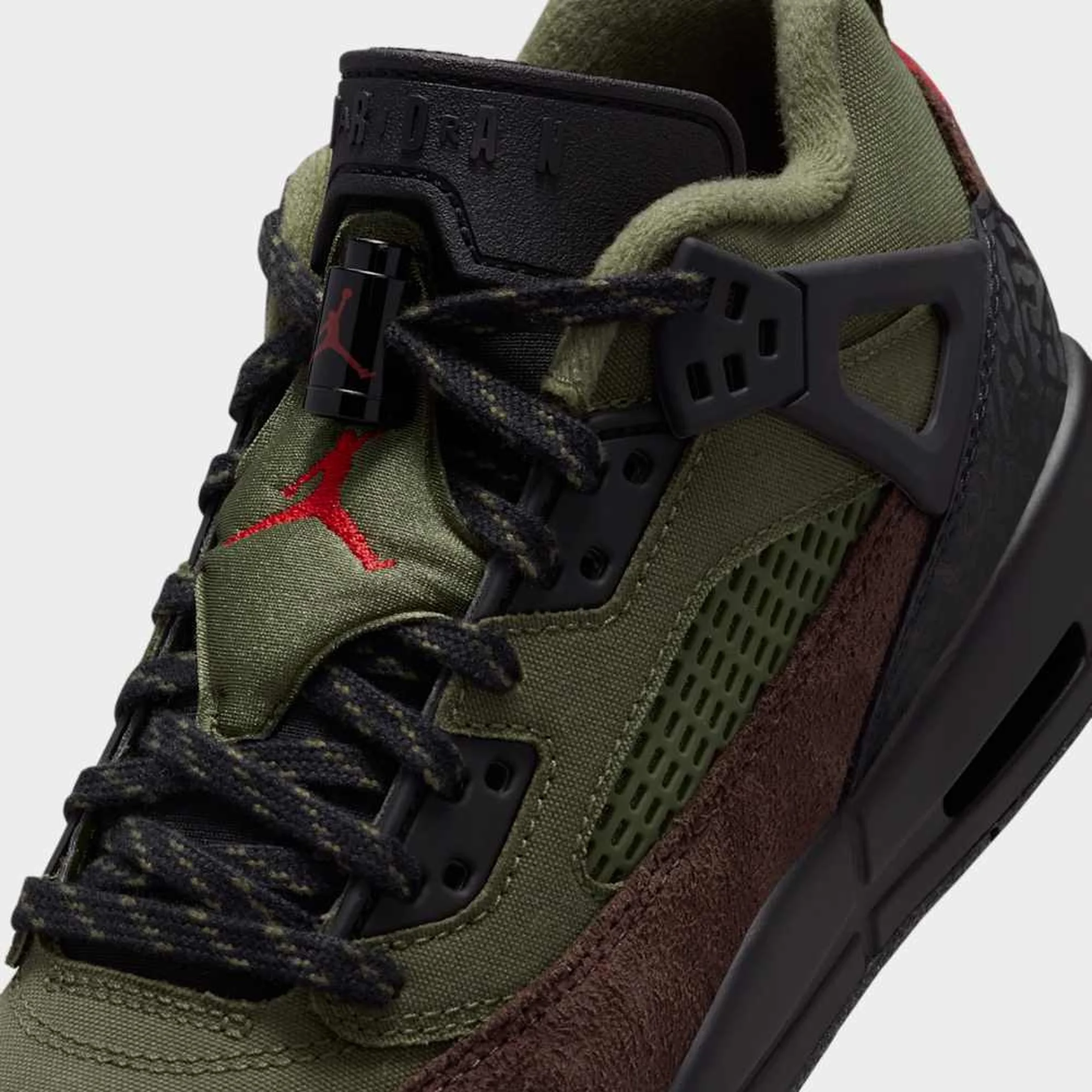 NIKE Zapatillas Youth Jordan Spizike Low Verde Militar - Imagen 4