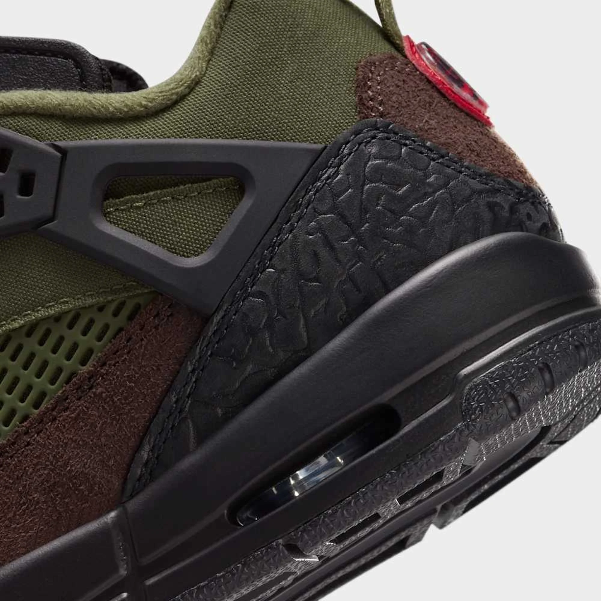 NIKE Zapatillas Youth Jordan Spizike Low Verde Militar - Imagen 6