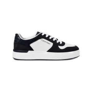 Zapatillas Calvin Klein Brayton para hombre con acabado en gamuza sintética, puntera perforada y diseño casual urbano.