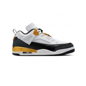 Nike Air Jordan Spizike Low White Gold de cuero con tecnología Nike Air.