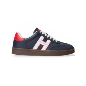 Tommy Hilfiger Lasen Dark Blue 400 con gamuza sintética y Memory Foam.