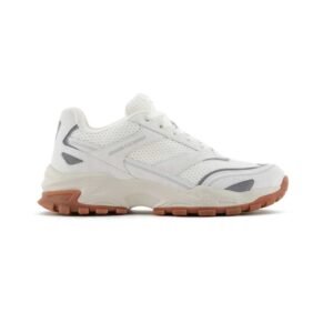 Armani Exchange Off White Sport de malla con suela de goma y logo lateral.