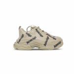 BALENCIAGA Zapatillas Allover Logo Triple S Off White