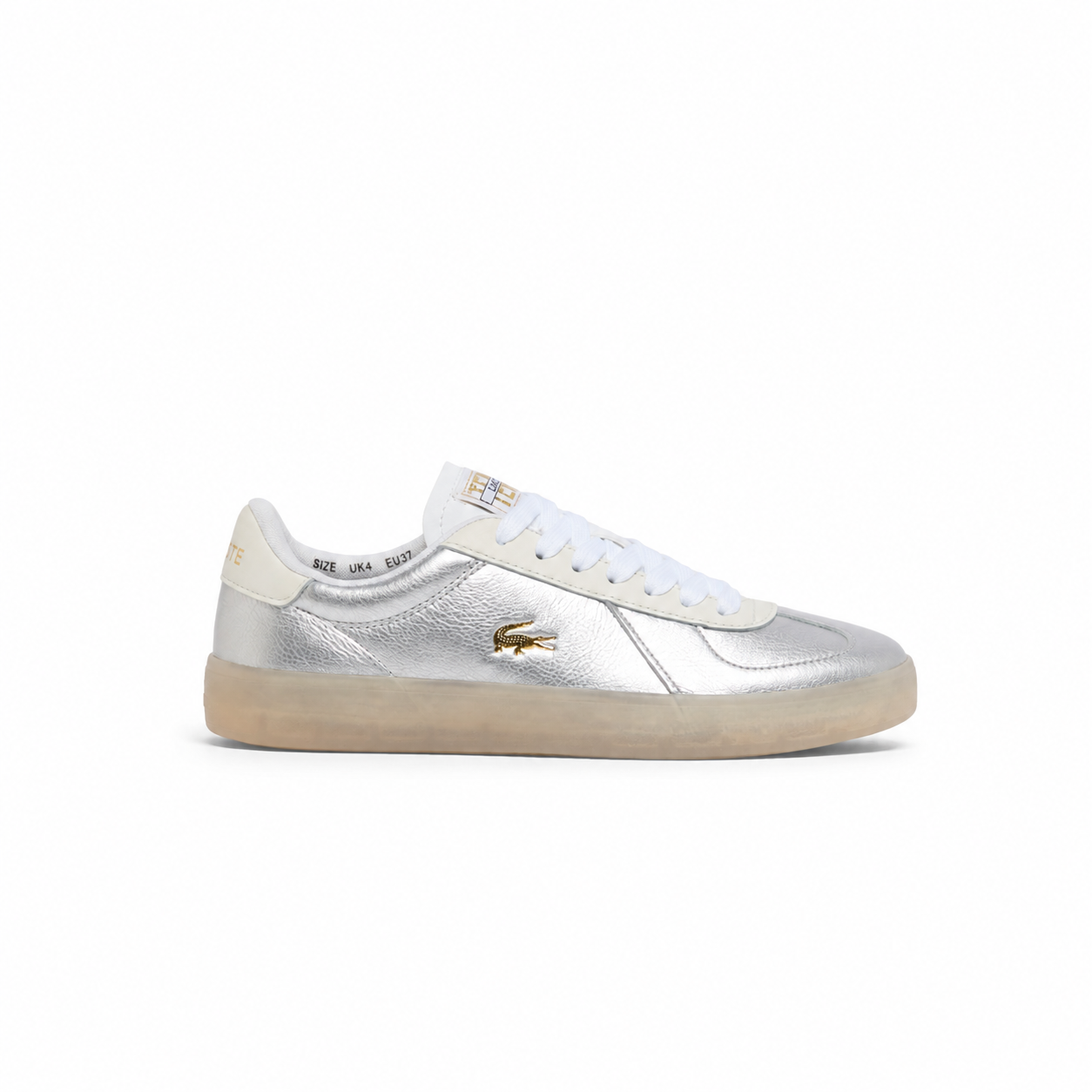 LACOSTE Zapatillas Baseshot Pro Silver Mujer